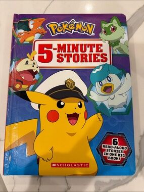 Scholastic Pokémon 5-Minute Stories - Yellow & Purple Cover